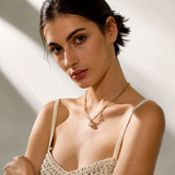 Golden Harmony Pearl Necklace