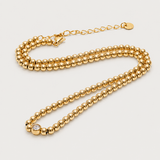Golden Beaded 18K Necklace