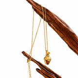 18K Gold Plated Sculptural Necklace