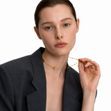 Golden Bloom Flower Necklace