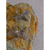 Yhpup Exclusive Design Stainless Steel Metal Flower Big Hoop Earrings Personality Fashion Waterproof Eye-catching Jewelry