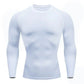 Compression Running Shirt Men Quick Dry Long Sleeve Sportswear For Male Gym Clothing Fitness Tee Training Workout Muscle Top
