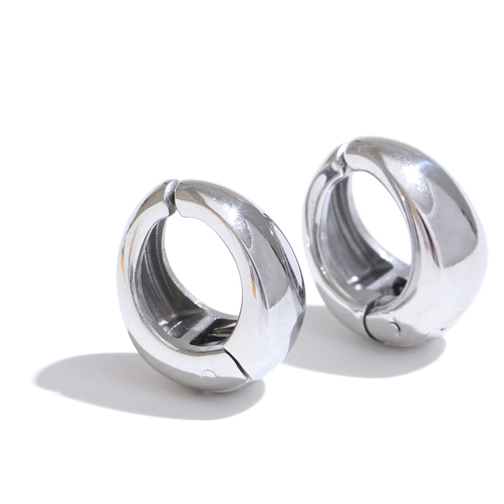 Yhpup Creative Ear Clip without Piercing High Quality Waterproof Classic Fashion Daily Stainless Steel Earrings Ear Bone Jewelry