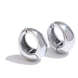 Yhpup Creative Ear Clip without Piercing High Quality Waterproof Classic Fashion Daily Stainless Steel Earrings Ear Bone Jewelry
